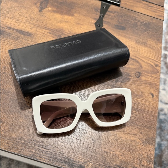 CHANEL Accessories - CHANEL Ivory Sunglasses